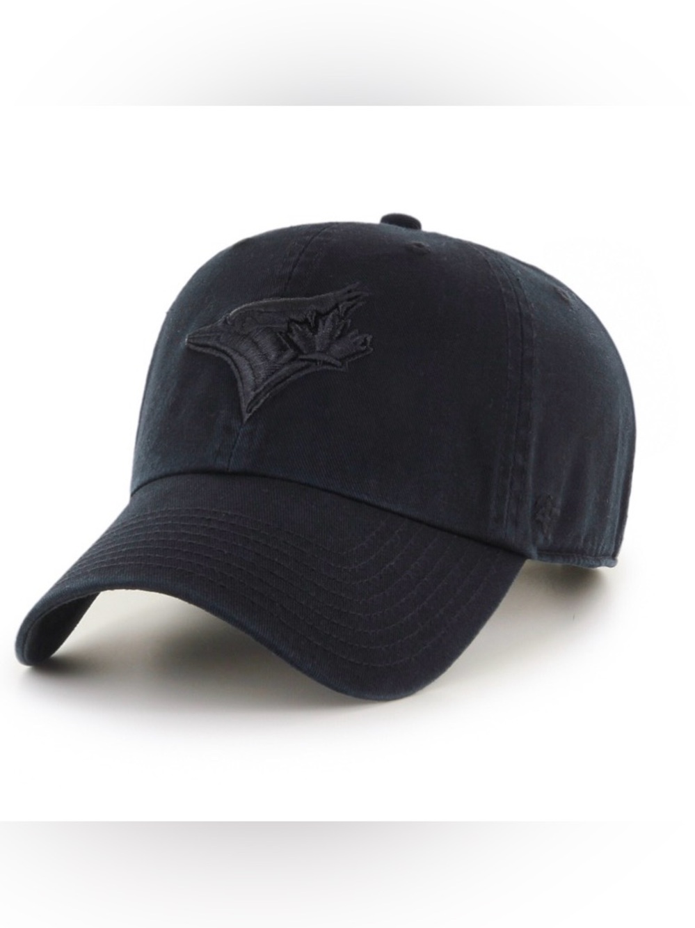 Classic Black Embroidered Baseball Cap - Women's Hat Blue Jays